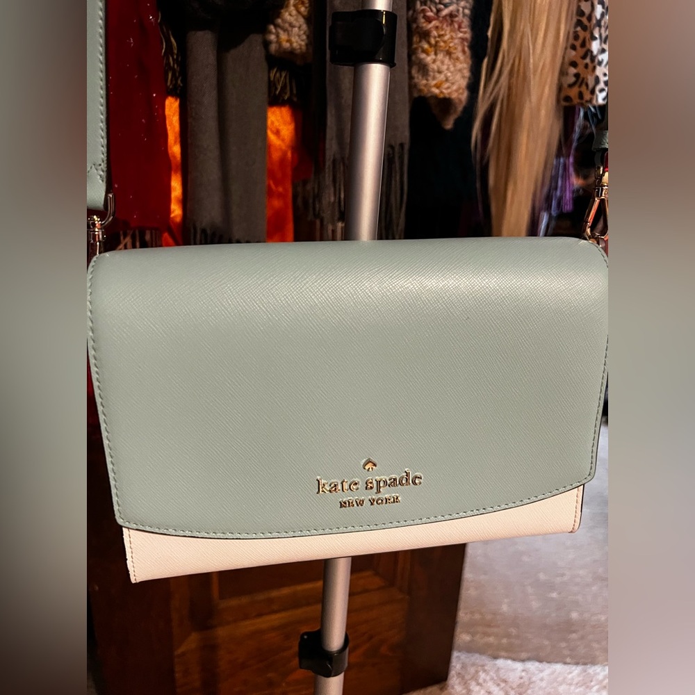 Kate Spade light blue crossbody